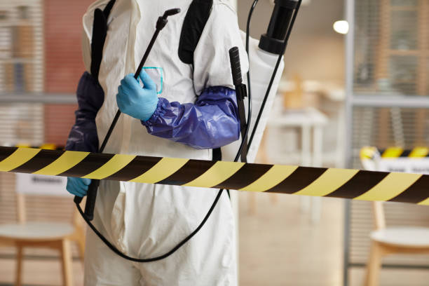 Professional Crime Scene Cleanup technician working in Randolph, MA